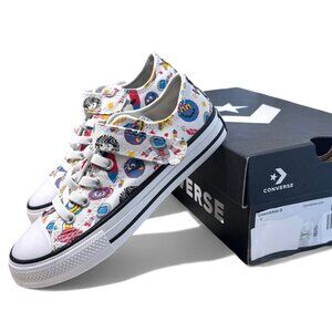 Converse Chuck Taylor All Stars Kids CTAS 1V OX Space Sneakers V Strap Youth 1